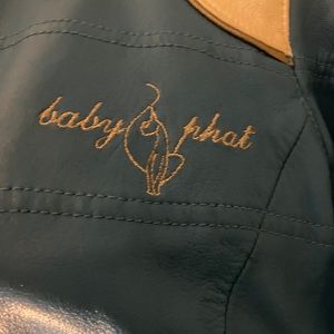 Baby Phat Moto Jacket, with minor imperfections. Please see video for reference.